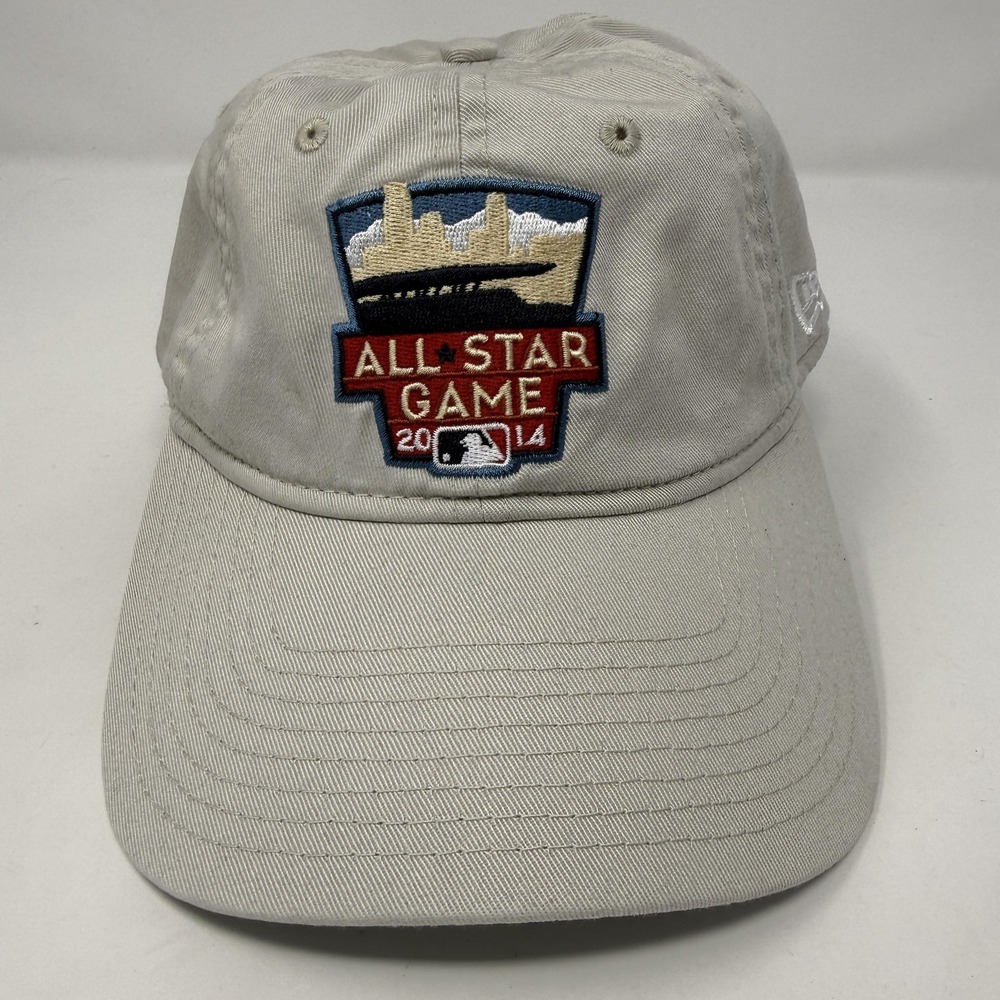 MLB All-Star Game 2014 Hat Cap Strapback Mens Gray MLB Baseball New Era 9TWENTY